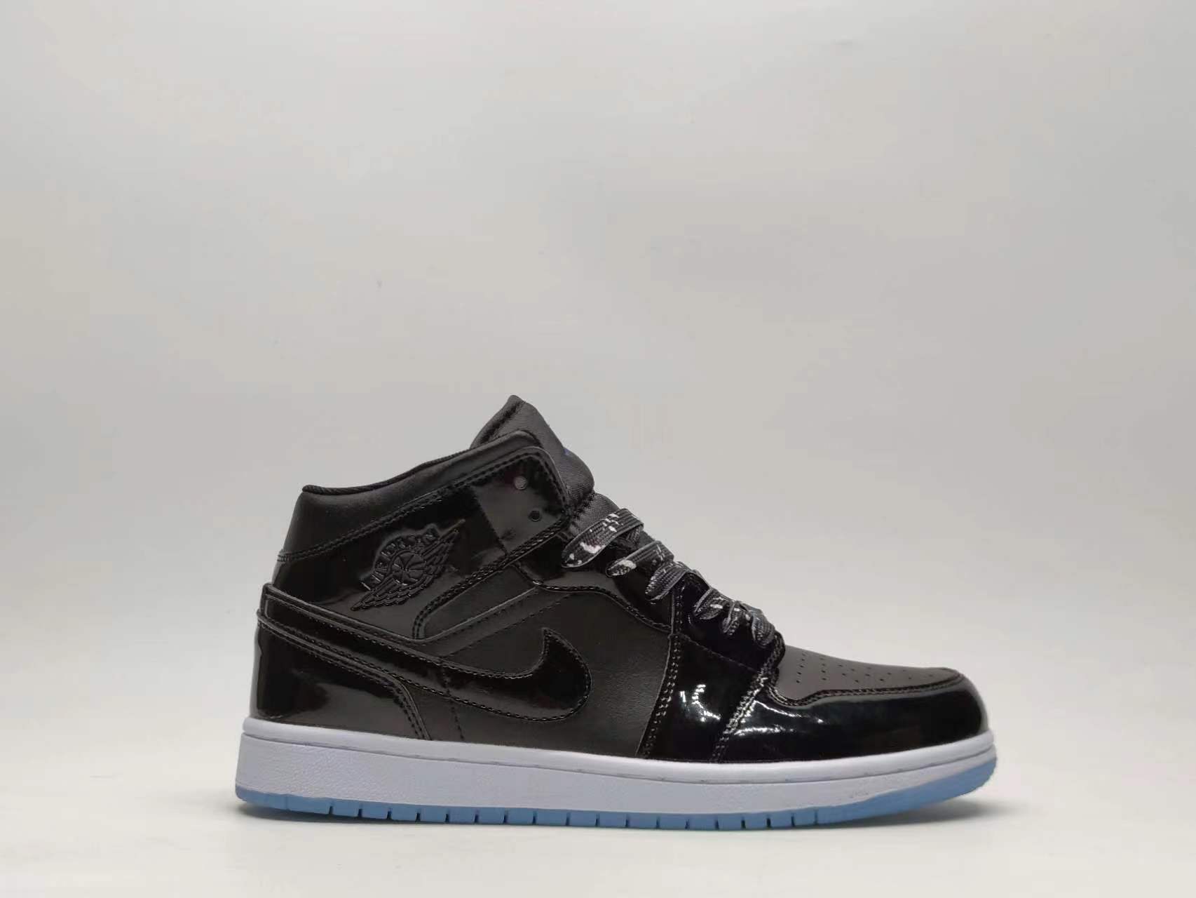 Women's Running Weapon Air Jordan 1 High Top Black Shoes 0291 Women's Running Weapon Air Jordan 1 High Top Black Shoes 0291